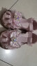 百丽童鞋24年夏女童凉鞋儿童时尚公主鞋宝宝包头学步鞋 粉色28码 晒单实拍图