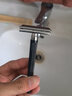 英吉利老式剃须刀手动刮胡刀刮毛刀刀片男士双面刮脸刀 老式刮胡子刀一刀架1刀片 实拍图