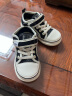 泰兰尼斯211夏季儿童学步鞋透气男童机能鞋女童网布宝宝鞋子 白黑 24码 晒单实拍图