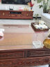 圣航天谕软玻璃PVC桌布防水防油无味免洗桌垫透明餐桌垫茶几台布厚水晶板 食品级磨砂2.0mm 50*200cm 实拍图