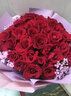 馨长存情人节鲜花速递玫瑰花向日葵花束送女友生日表白礼物全国同城配送 33朵红玫瑰花束余生是你 实拍图