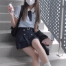 萧遇（XIAOYU）2026年春秋搭配披肩衬衫两件套女新款设计感小众宽松显瘦短款上衣 杏色两件套 M 实拍图