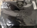 熊猫·本（ben.panda）春季新款男潮束脚抽绳休闲运动长裤易穿搭 黑色 M（80-130 斤） 实拍图