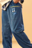 MQD童装男童牛仔裤冬新款儿童加绒加厚保暖工装束口街头休闲裤 中牛仔蓝 120cm 实拍图