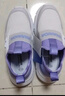 回力（Warrior）儿童鞋轻便跑步鞋一脚蹬男女童鞋校园休闲鞋 WZ-A475T 白紫 34  实拍图