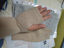 耐力克斯护腕保暖防寒关节女护手套手腕护手腕套运动孕妇产后薄款扭伤腱鞘 驼色 均码一对装 实拍图