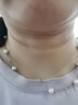 滴水成珠南珠世家淡水珍珠项链珍珠满天星项链优雅百搭生日礼物送女友 白色珍珠+45厘米925银白色链 实拍图