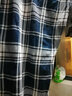 顶瓜瓜纯棉睡裤男薄款中青年棉质格子家居裤可外出 宝蓝方格  男 新疆纯棉 薄 L 实拍图