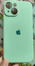 魔岩【镜头全包】适用苹果16手机壳新款15ProMax防摔iPhone14pro液态硅胶苹果13高档16保护套男女简约 【淡青色·鹿标】液态硅胶+加购赠硅胶挂绳 苹果 14（6.1英寸） 实拍图