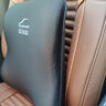 爱车屋汽车头枕 迈巴赫麂皮绒护颈枕记忆棉靠枕靠垫 适用奔驰宝马奥迪 【头等舱奢适】远山灰-腰垫 实拍图