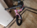 书比（SOOIBE）儿童宝宝平衡车2-7岁小童男孩女孩滑步车无脚踏自行车12寸a100 粉色-可拆卸脚踏 实拍图