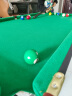 羽豪 儿童台球桌桌球台成人斯诺克标准迷你台球桌乒乓球桌二合一 140cm 可折叠可升降 实拍图