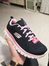 斯凯奇（Skechers）女鞋25冬季新款保暖轻便休闲鞋软底徒步健步妈妈鞋缓震跑步运动鞋 【热销款】粉红色/轻质舒适 送妈妈 现货速发 38 实拍图