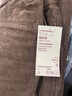 无印良品 MUJI 女式 弹力灯芯绒 锥形裤 BEE01C0A 深咖啡色 M 实拍图