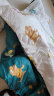 日本匹鲁（ピル）儿童被子秋冬被宝宝幼儿园被子可水洗冬季抗菌棉被子 夹棉被套+厚被芯 恐龙绿150*180 实拍图