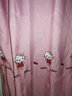 赫伊莎 女孩儿童房窗帘 卡通猫粉色卧室棉麻布料保暖成品定制 KT猫布帘 挂钩款-2.5宽x2.5高-单片装 实拍图