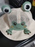 迪士尼儿童防晒帽太阳帽婴儿帽子夏季女童遮阳防紫外线可爱男宝宝渔夫帽 青蛙 米色 5个月-3岁 x 帽围46-50cm 晒单实拍图