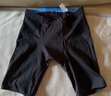 速比涛（Speedo）【潘展乐同款】Fit泳感健身专业游泳竞速及膝泳裤男 黑/蓝 32 实拍图