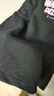 真维斯（Jeanswest）短裤女装夏季新款五分裤运动休闲裤子女宽松显瘦纯棉热裤百搭外穿 黑色 心跳性眩晕_K XL 实拍图