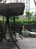 紫叶（ziye）户外秋千室外铁艺摇椅双人室内吊床阳台花园休闲椅庭院吊椅 实拍图