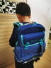 梦乐（MoonRock）小学生书包男女儿童护脊减负安全透气1-3年级双肩书包开学季礼物 蓝色（1-3年级）SS100-24113 实拍图