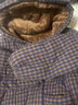 俞兆林（YUZHAOLIN）中老年女装妈妈冬装棉服棉衣夹棉格子外套大码女装老年人衣服棉袄 咖啡色 4XL （建议130-145斤） 实拍图