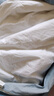 斯诺曼高档100支进口95%白鹅绒羽绒被芯空调被暖气被子1.5*2.1m充190g白 实拍图
