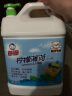 白猫 柠檬薄荷洗洁精5kg（10斤）A类食品用祛油除腥青柠薄荷香洗洁精 实拍图