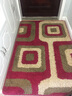 宝丽彩门口入户地垫脚垫家用卫生间防滑吸水门垫进门地板垫升级加厚门垫 田园地方红 100*150cm 实拍图