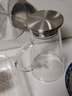 青苹果耐热玻璃冷水壶树纹家用凉水壶杯大容量客厅玻璃壶泡茶壶套装 6色彩柄杯+竹木托盘 实拍图