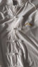 李宁（LI-NING）太极服男女高弹牛奶丝太极拳八段锦太极练功服装中国风武术表演服 李宁-长袖白色（乳白） L身高170-175cm体重140-160斤 晒单实拍图