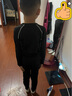 昇亿 儿童紧身衣训练服运动套装健身速干衣弹力保暖足球训练篮球服 【长袖】灰线两件套 120 （24码 适合40-50斤） 实拍图