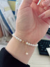 六福珠宝18K金mipearl系列淡水珍珠手链女款礼物 定价 黄色-总重约4.29克 实拍图