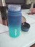 UZSPACE优之儿童水杯夏季运动杯子男女童上学专用小学生大容量直饮喝水杯 海蓝绿 350ml 1个 晒单实拍图