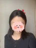 简爱刘海假发片女头顶刘海全真人发丝轻薄蓬松高颅顶遮白发补发量神器 八字刘海6*8 棕色系 25cm 实拍图