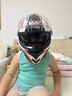Tanked Racing坦克摩托车头盔T127全盔国潮安全帽3C机车双镜片电动车防风男女 白色刀锋红 【店长推荐】 XL（适合头围56-57cm） 实拍图