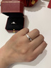 BOEAY莫桑钻石情侣纯银戒指女款求婚对钻戒钟久久结婚戒指表白送女朋友 【七仓发货/急速达】星辰女戒1克拉+男戒 实拍图