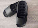 麦乐朵浴室拖鞋女夏天家居家用室内卫生间洗澡漏水镂空速干防滑凉拖鞋男 黑色【漏水加厚底】 41-42码 实拍图