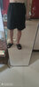 芝兴短裤夏季男冰丝薄款运动速干五分裤ins潮流韩版直筒宽松中裤子男 黑色+黑色 XL 【适合118-140斤】 实拍图