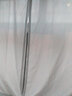 伊帘坊窗帘纱帘透光不透人白纱薄窗纱隔断客厅半遮光窗纱白色沙飘窗阳台纱 白色 宽1.0*高1.3挂钩促销两片装 实拍图