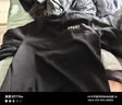 JEANSWEST LIFE真维斯加绒卫衣男加厚冬季保暖圆领打底衫潮牌小字母无帽外套男 实拍图