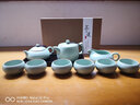 宁不凡 茶杯杯子陶瓷汝窑开片汝瓷功夫茶杯品茗杯喝茶杯 天青色 禅定杯（60ml) 实拍图
