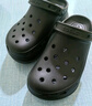 CROCS卡骆驰檀健次同款复古洞洞鞋女鞋厚底老爹鞋小鲸鱼洞洞鞋|206302 黑色-001(含智必星) 38 (240mm) 实拍图