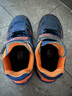 回力童鞋儿童足球鞋2025春季新款男童碎钉软底防滑训练鞋学生运动鞋 蓝桔 31码 内长约20.5cm 实拍图