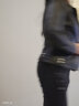 SXA香港潮牌短款皮衣外套女2023秋冬新款百搭皮夹克气质小个子短外套 黑色 L 晒单实拍图