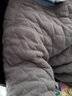 依予青少年初中高中生男孩保暖内胆棉衣贴身内穿校服神器内搭居家棉服 灰色(格子开衫上衣) 180cm 实拍图