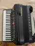 鹦鹉（YINGWU）天津老字号鹦鹉手风琴8/32/48/60/96120BS四排簧41键初学考级演奏 120贝司黑色120贝斯4排黑色 实拍图