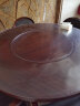 安俊 大圆形桌布防水防油免洗防烫pvc餐桌垫塑料台布透明软玻璃茶几垫 磨砂款(厚度2.0mm) 130圆形 实拍图