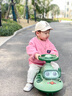 贝特萌儿童扭扭车1-3岁防侧翻溜溜车滑行玩具摇摇车婴幼儿摇摆可坐大人 洛克黄+灯光音乐 实拍图