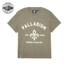 帕拉丁（PALLADIUM）运动T恤纯棉印花短袖T恤时尚百搭舒适男女同款短袖 178011-232-香草冰色 M 实拍图